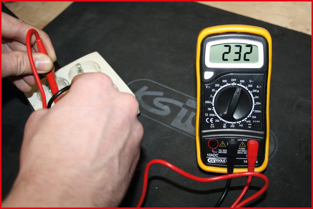 Produktbild KS Tools Digital Multimeter inkl. Prüfspitzen bild 8