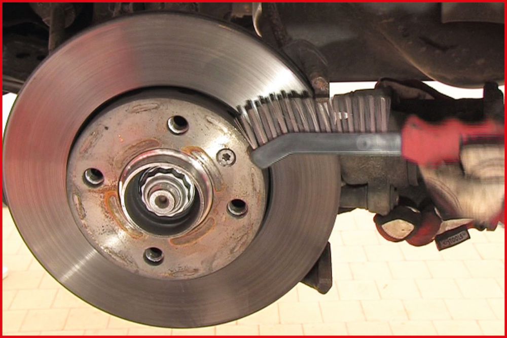 Produktbild KS Tools Messingdraht-Bremssattel-Drahtbürste 2-reihig bild 3