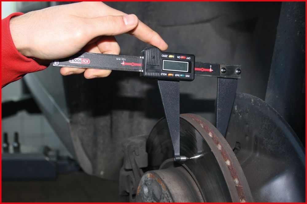 Produktbild KS Tools Digital-Bremsscheiben-Prüflehre LKW, 0-100mm bild 6