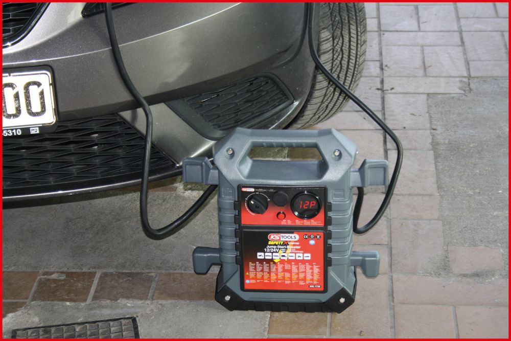 Produktbild KS Tools 12 V + 24 V Batterie-Booster mobiles Starthilfegerät 1400 A bild 7
