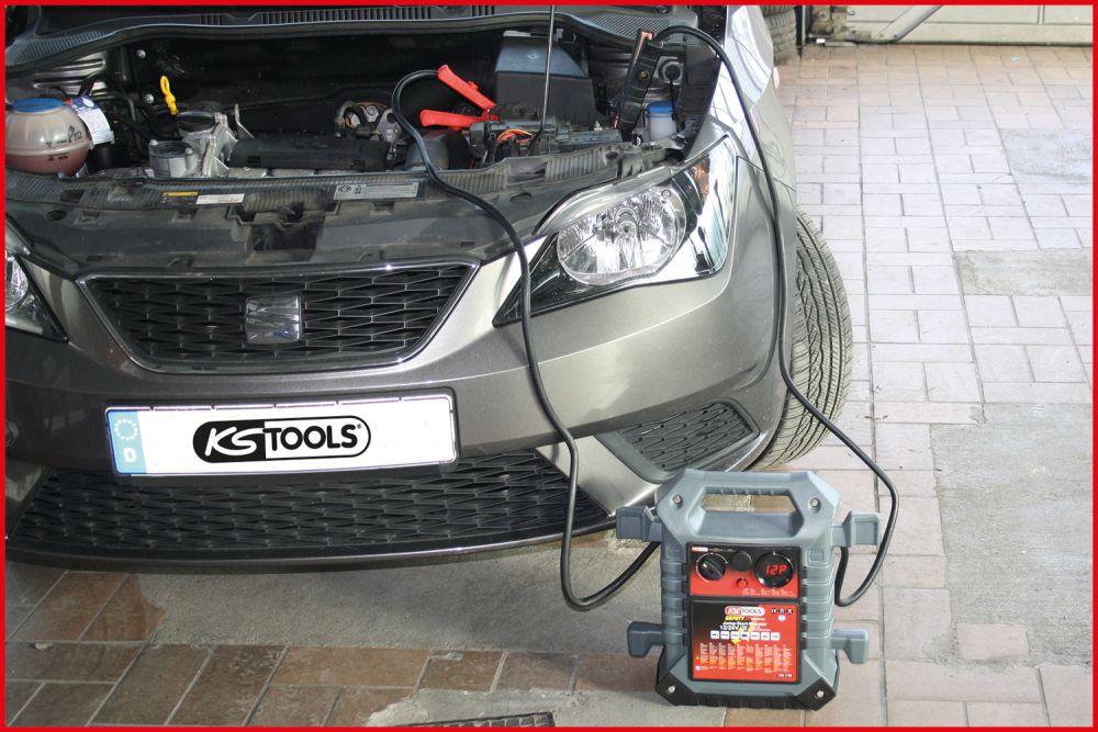 Produktbild KS Tools 12 V + 24 V Batterie-Booster mobiles Starthilfegerät 1400 A bild 8