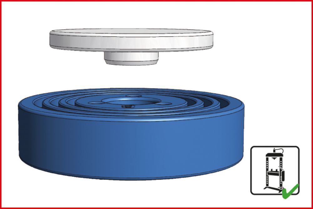 Produktbild KS TOOLS Druck- und Zughülsen Satz 29 teilig bild 10