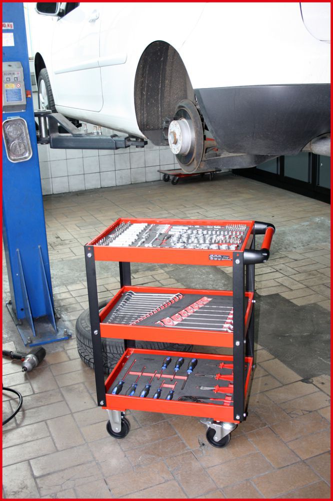 Produktbild KS Tools ECOline Werkstatt-Servicewagen, H850xB680xT425mm bild 8