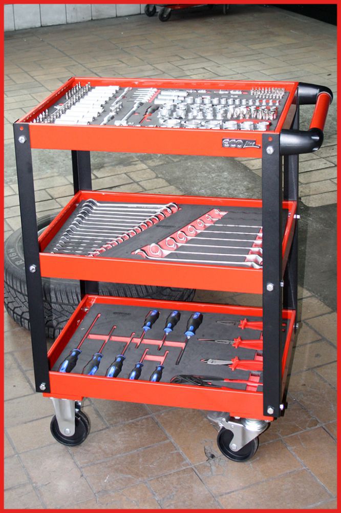 Produktbild KS Tools ECOline Werkstatt-Servicewagen, H850xB680xT425mm bild 11