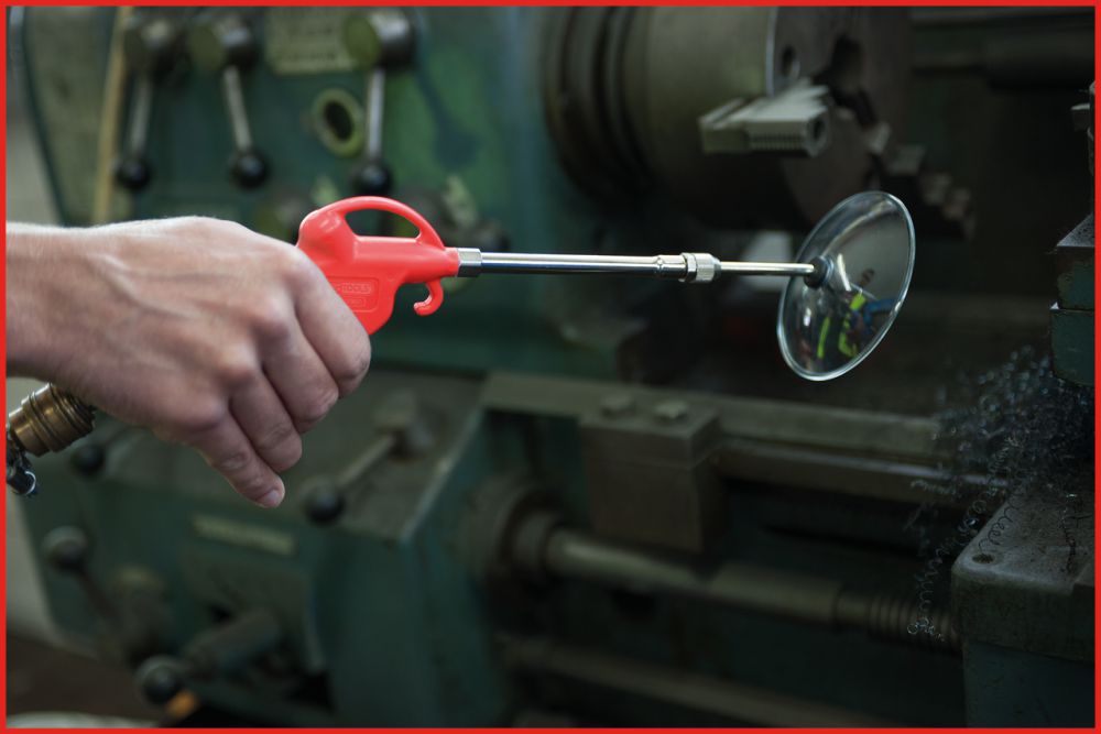 Produktbild KS Tools Teleskop-Druckluft-Ausblaspistole 90-190mm mit Schutzschild bild 6