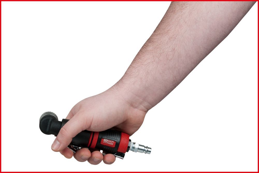 Produktbild KS Tools 3/8"SlimPOWER Mini-Druckluft-Winkelbohrmaschine bild 4
