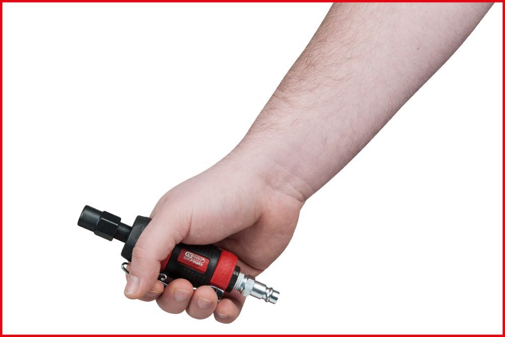 Produktbild KS Tools SlimPOWER Mini-Druckluft-Stabschleifer, gerade bild 3