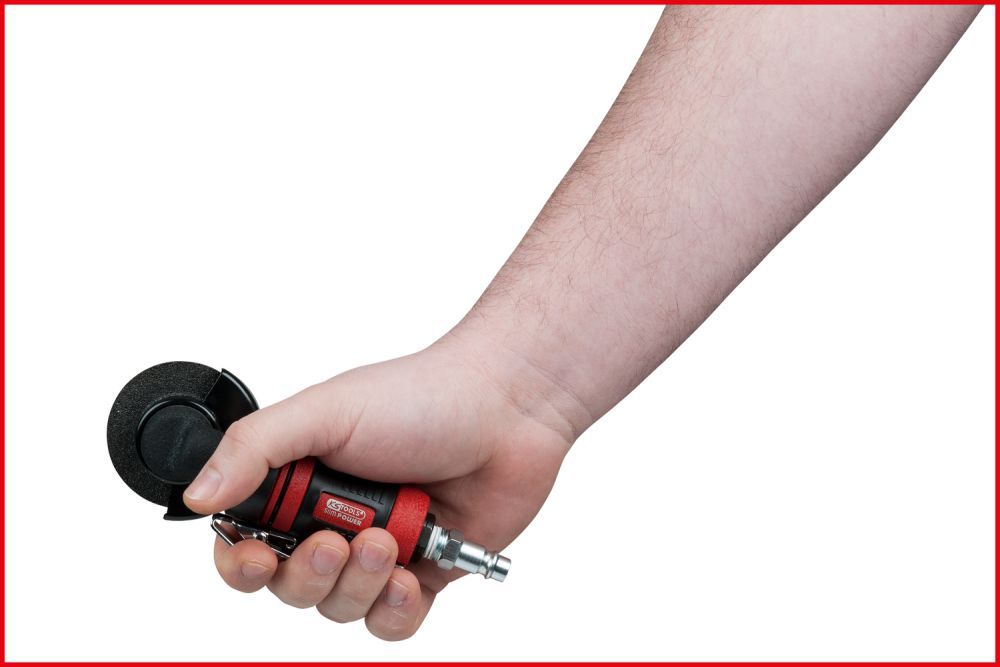 Produktbild KS Tools 1/4" SlimPOWER Mini-Druckluft-Stab-Trennschleifer, kurz bild 5