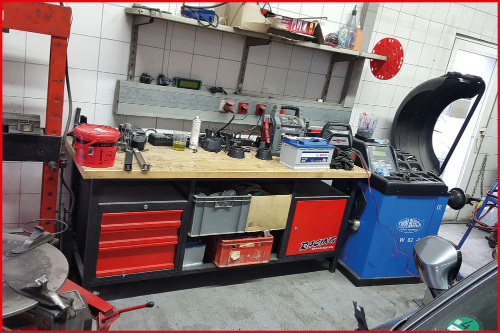 Produktbild KS TOOLS XXL Werkbank mit 3 Schubladen und 1 Tür bild 2