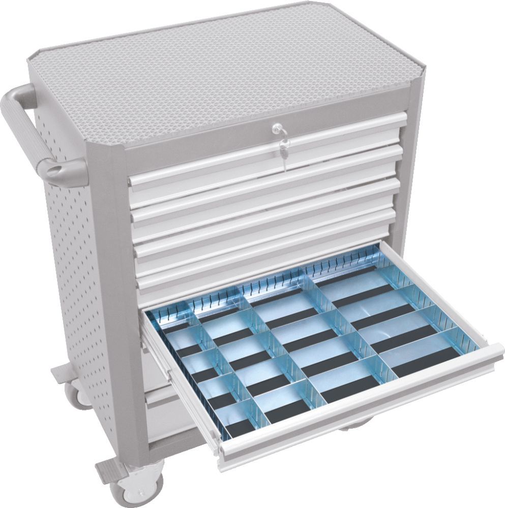 Produktbild KS Tools Schubladen-Einteiler-Satz, 23-tlg. bild 3