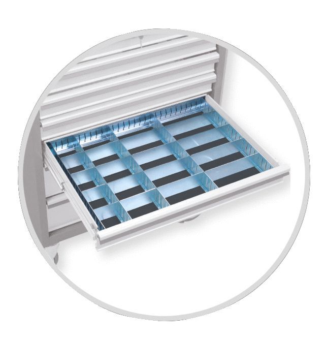 Produktbild KS Tools Schubladen-Einteiler-Satz, 23-tlg. bild 4