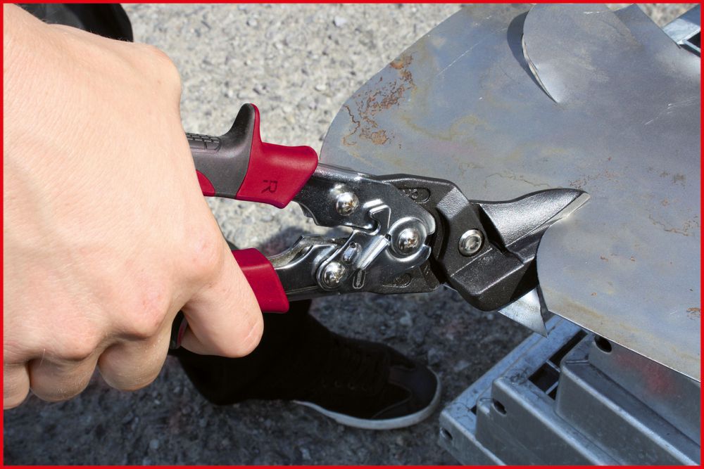 Produktbild KS Tools Figuren-Durchlaufschere, rechtsschneidend bild 3