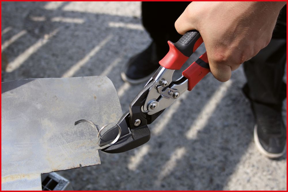 Produktbild KS Tools Figuren-Durchlaufschere, linksschneidend bild 4