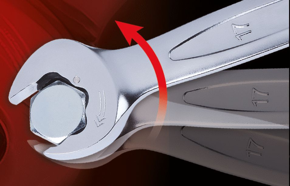 Produktbild KS Tools DUO GEARplus Ringmaulschlüssel Maul Ratschenfunktion 8 mm bild 3