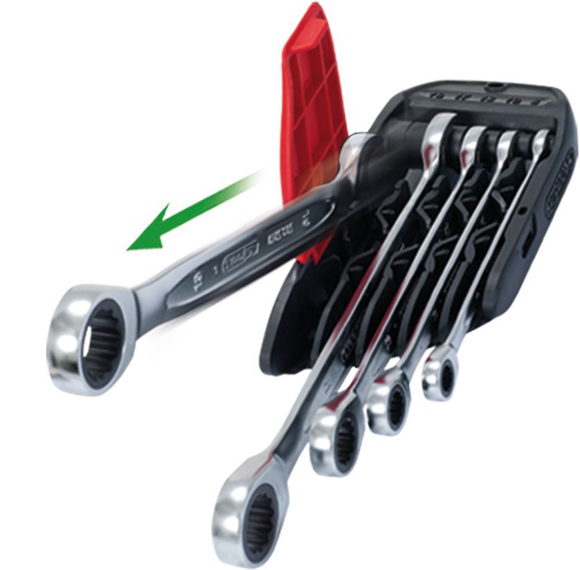 Produktbild KS Tools DUO GEARplus Ratschenringmaulschlüssel Satz mit Maul Ratschenfunktion 5-teilig bild 10