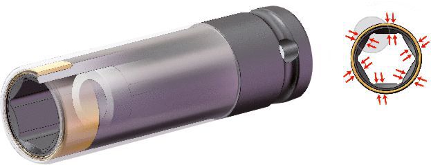 Produktbild KS Tools SlimPOWER Impact-Stecknuss-Satz, 3-tlg., 1/2" bild 6