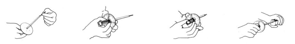 Produktbild KS Tools 1/4" ESD Prüf-Drehmomentschraubendreher 100-500cNm bild 2