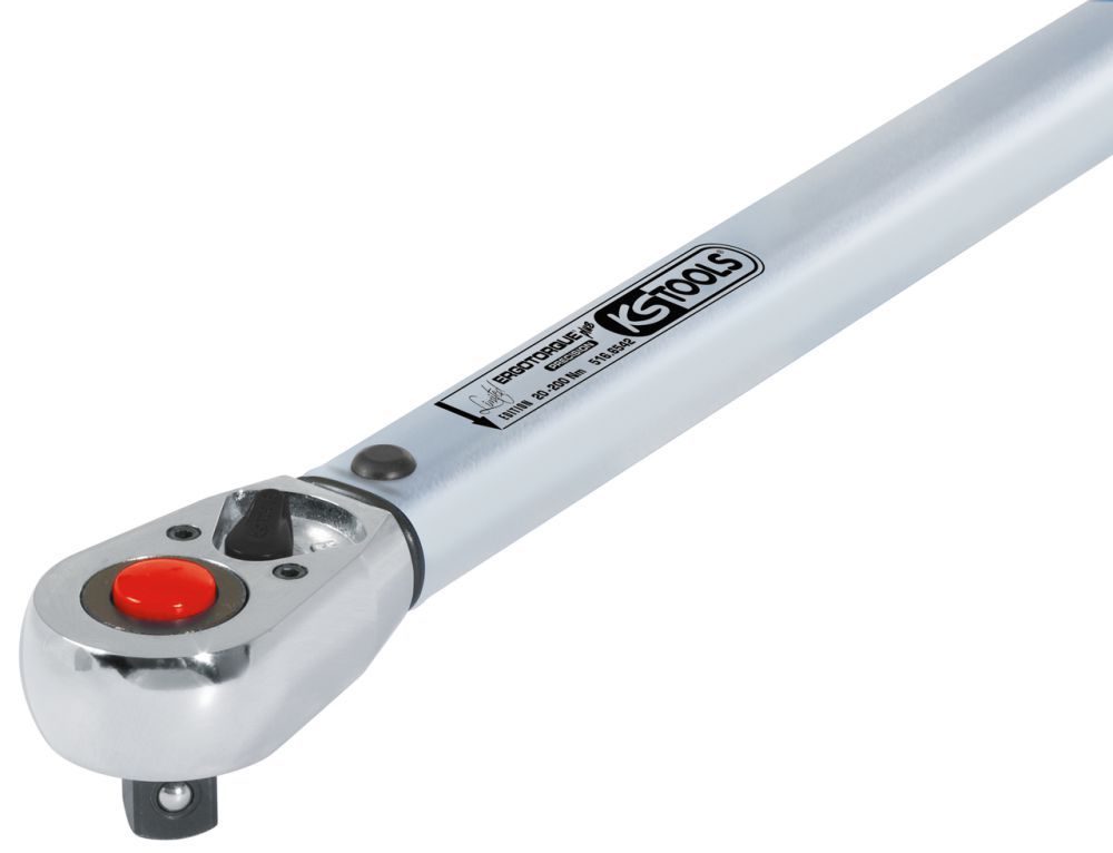 Produktbild KS Tools Aktion 1/2" ERGOTORQUE®precision Ratschen-Drehmomentschlüssel, 20-200Nm, rot bild 6
