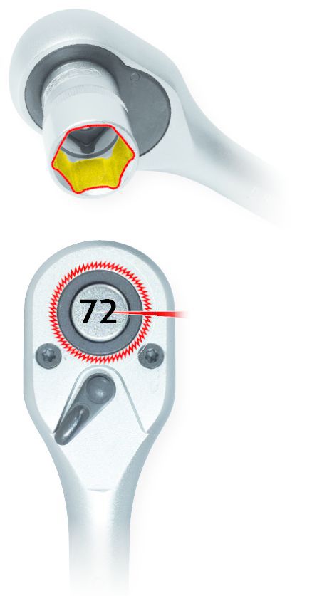 Produktbild KS Tools 1/4 Zoll und 3/8 Zoll und 1/2 Zoll Steckschlüssel Satz 179-teilig bild 7
