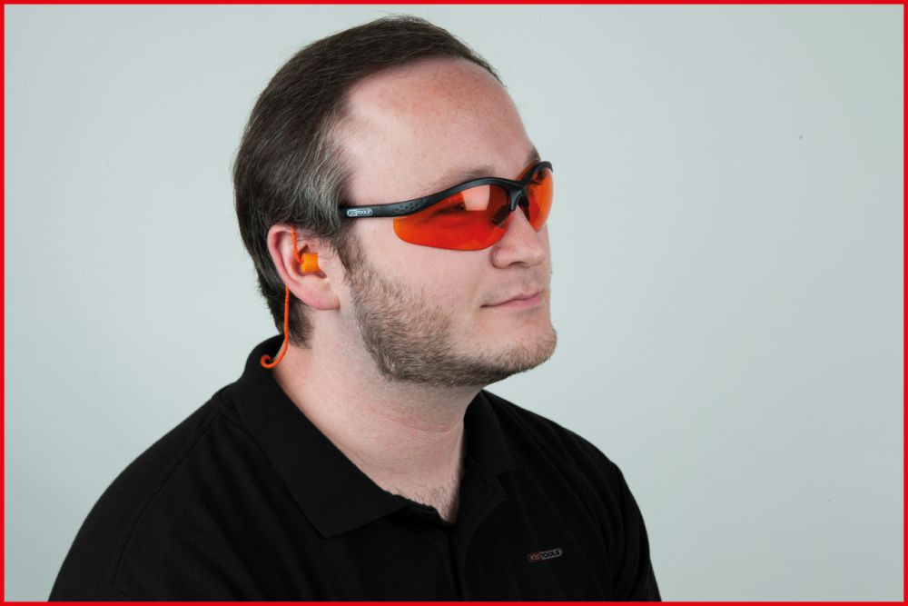 Produktbild KS Tools Schutzbrille-transparent, mit Ohrstöpsel bild 5