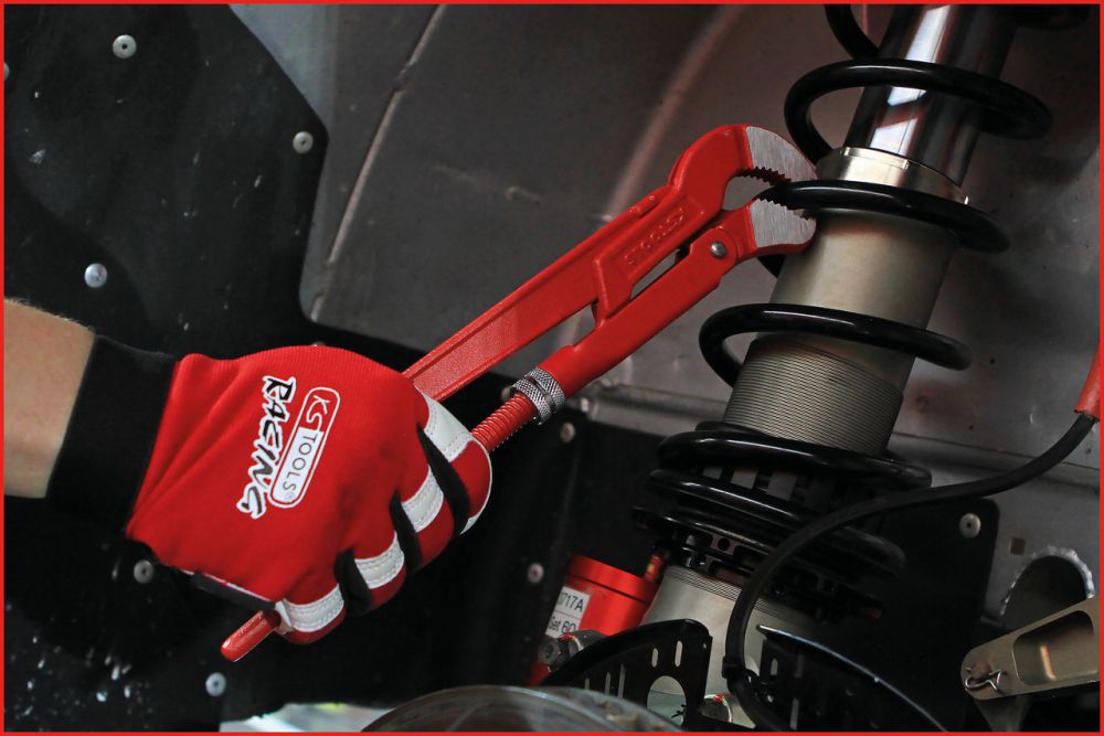 Produktbild KS Tools 45 Grad gewinkelte Eckrohrzange 1.1/2 Zoll bild 6