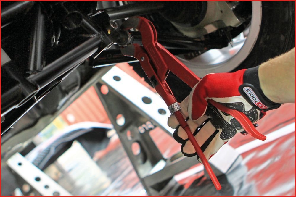 Produktbild KS Tools 45 Grad gewinkelte Eckrohrzange 1.1/2 Zoll bild 7