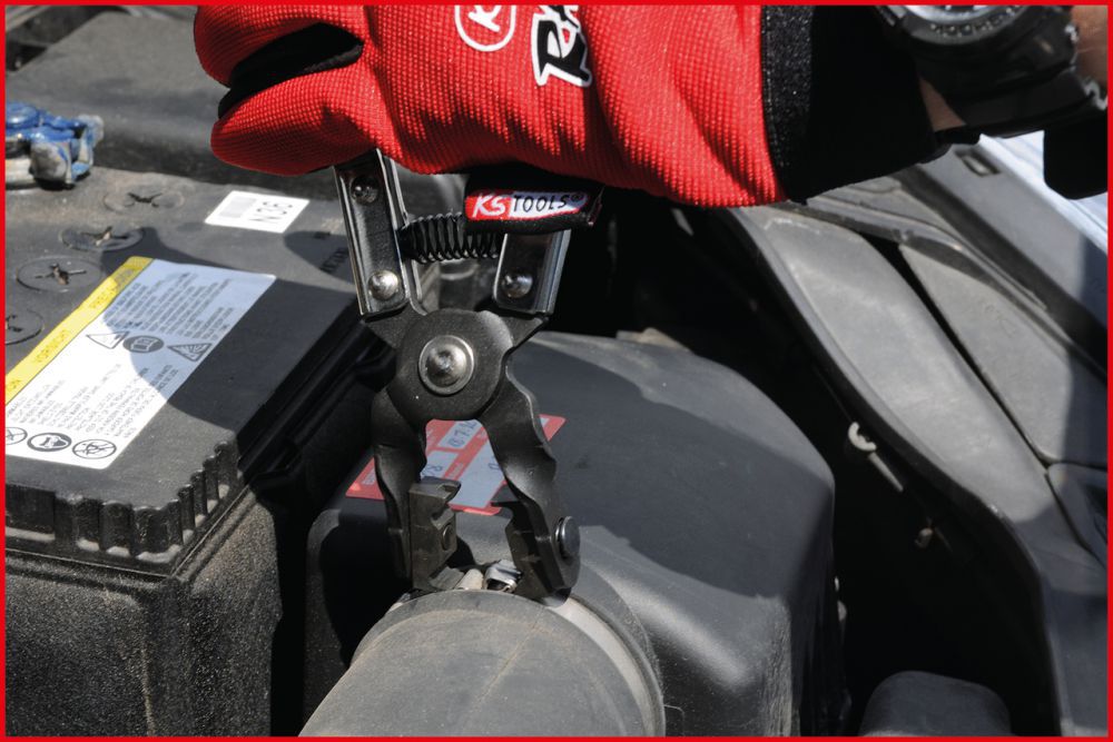 Produktbild KS TOOLS Schlauchschellenzange, 200mm bild 6