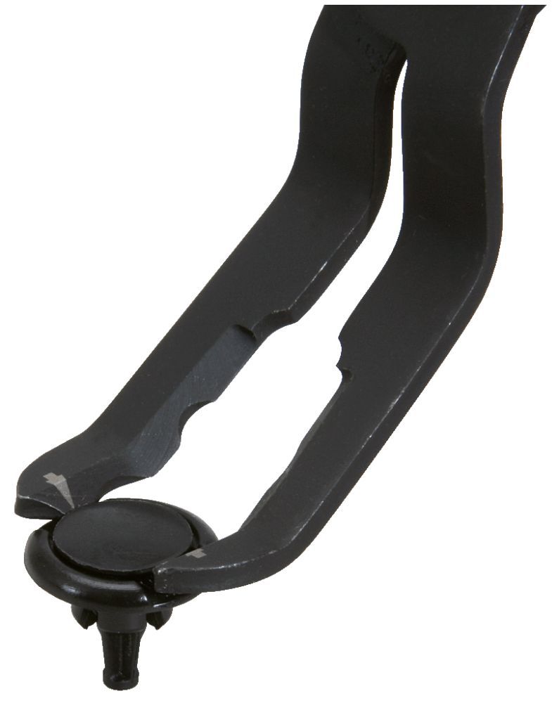 Produktbild KS TOOLS Trim-Clip-Zange 190mm, Zangenende 35° bild 2