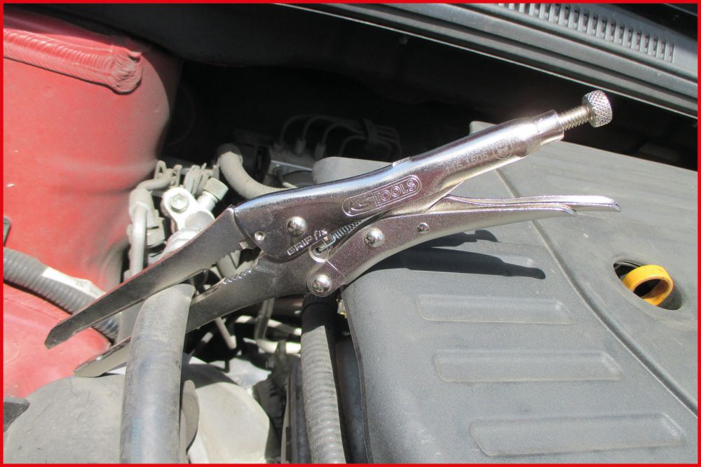 Produktbild KS TOOLS Abklemmzange für Rohrleitungen 86mm bild 4