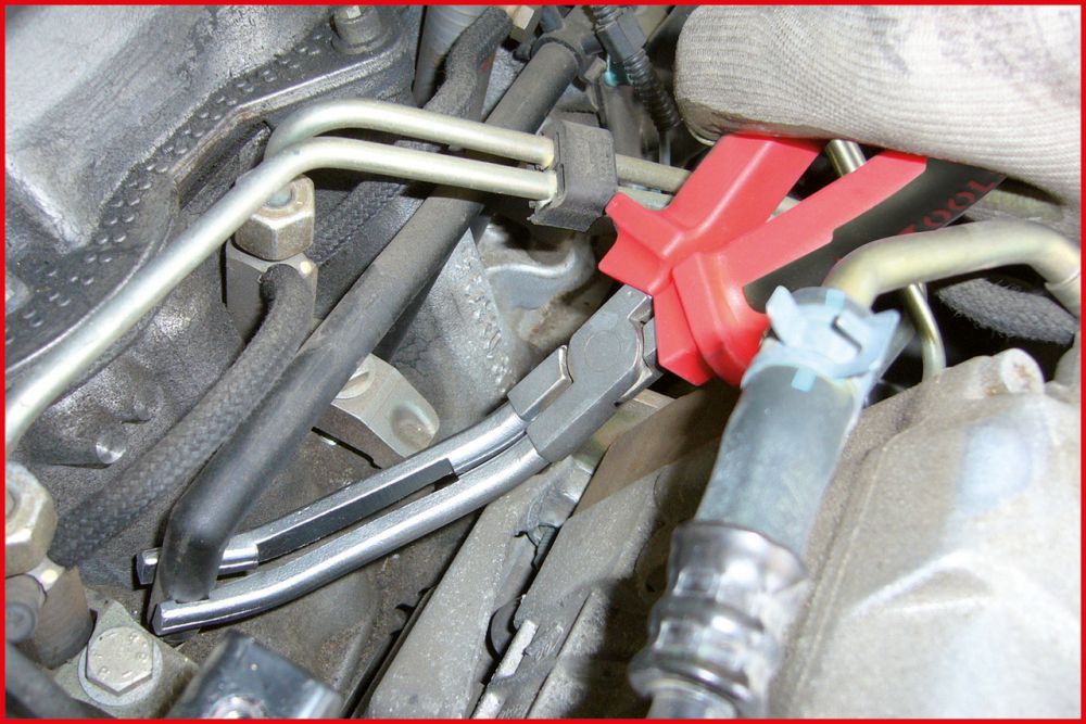 Produktbild KS Tools Glühkerzenstecker-Zange, abgewinkelt, 235mm bild 2