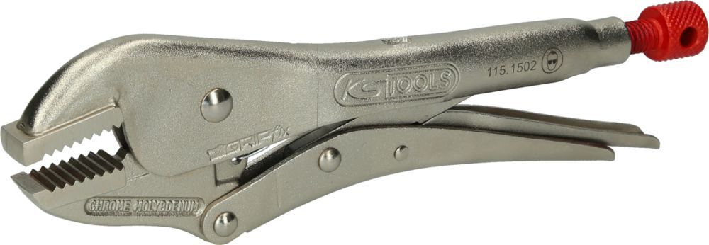 Produktbild KS TOOLS Gripzange gerade Backen, 45,5mm, L=225mm