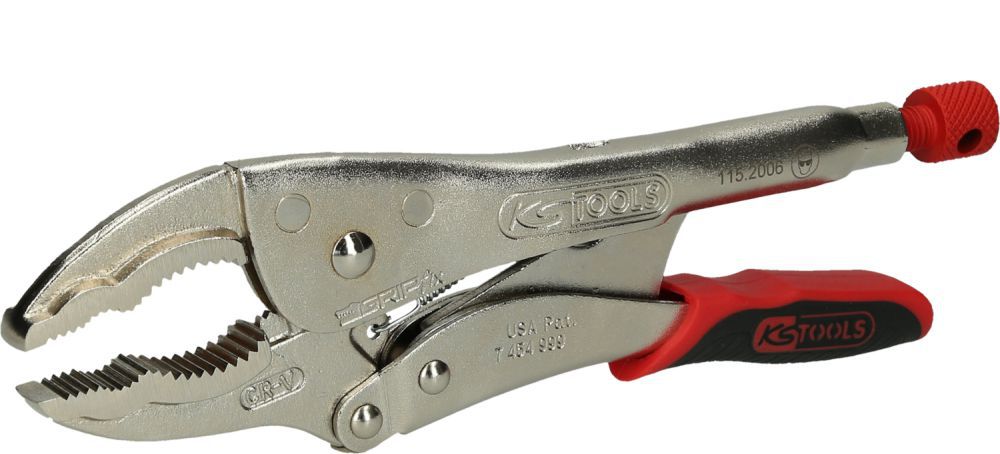 Produktbild KS TOOLS Großmaul-Gripzange mit Easy-Release 65mm, L=230mm