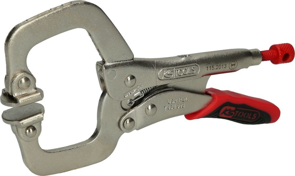 Produktbild KS TOOLS Schweiß-Klammer Gripzange 0-30mm mit beweglichen Spannbacken