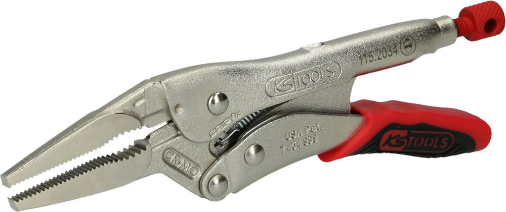 Produktbild KS TOOLS Langbacken-Gripzange mit Easy-Release,45mm,L=170mm