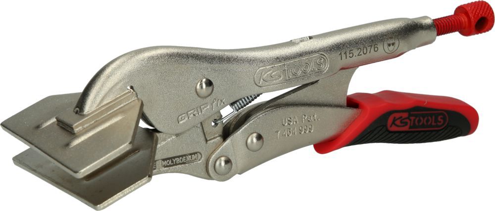 Produktbild KS TOOLS Breitmaul-Flachbacken Gripzange mit Easy-Release 205mm