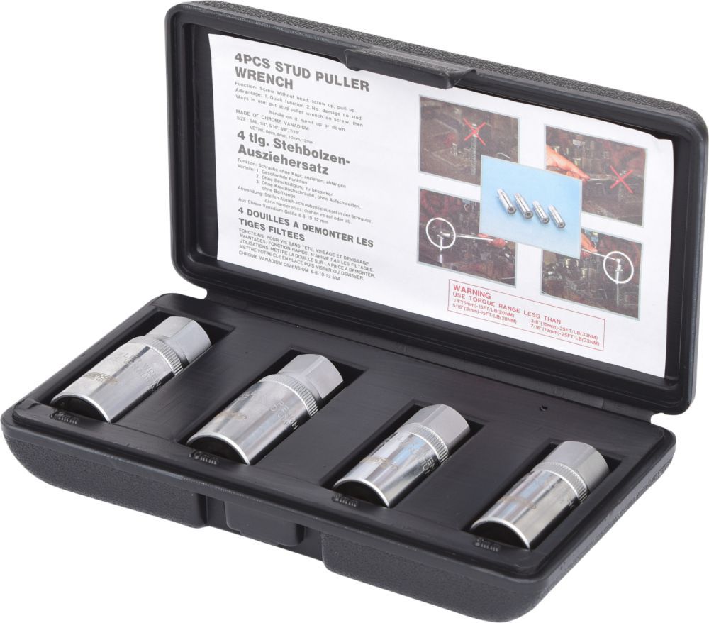 Produktbild KS Tools Stehbolzen-Ausdreher-Satz, 4-tlg.