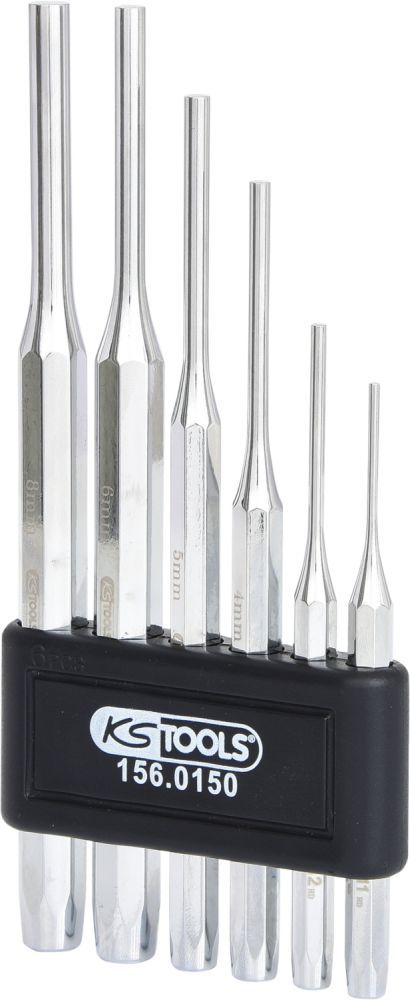 Produktbild KS Tools Splintentreibersatz, hochglanz verchromt, 6-tlg.