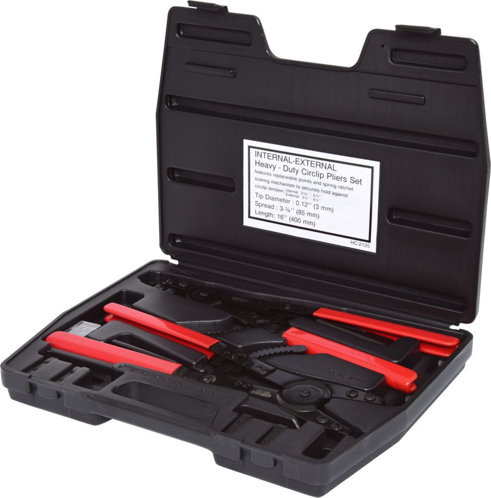 Produktbild KS Tools Sicherungszangen Satz mit Ratschenfunktion 14 tlg. bild 1