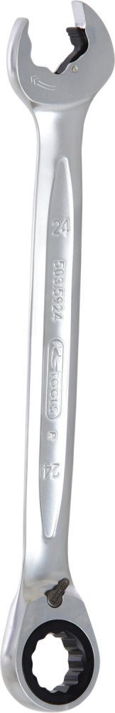 Produktbild KS Tools DUO GEARplus Ringmaulschlüssel Maul Ratschenfunktion 24 mm umschaltbar