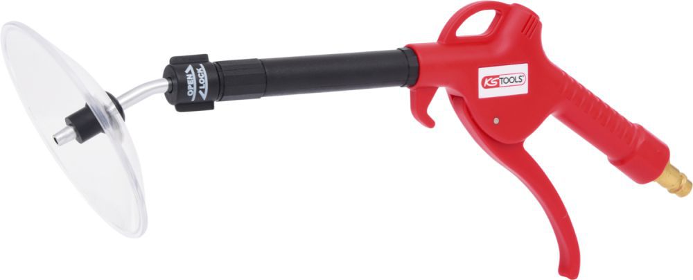 Produktbild KS Tools Teleskop-Druckluft-Ausblaspistole 90-190mm mit Schutzschild