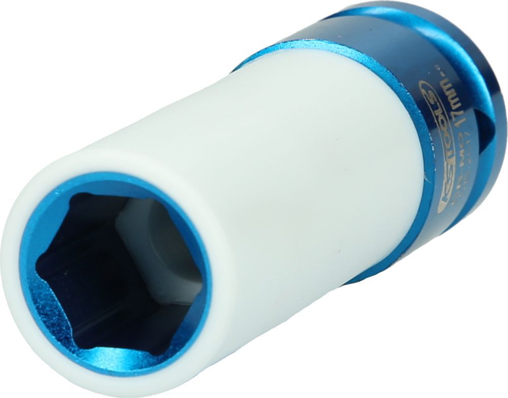 Produktbild KS Tools 1/2" Alu-Felgen Kraft-Stecknuss, lang, 17mm