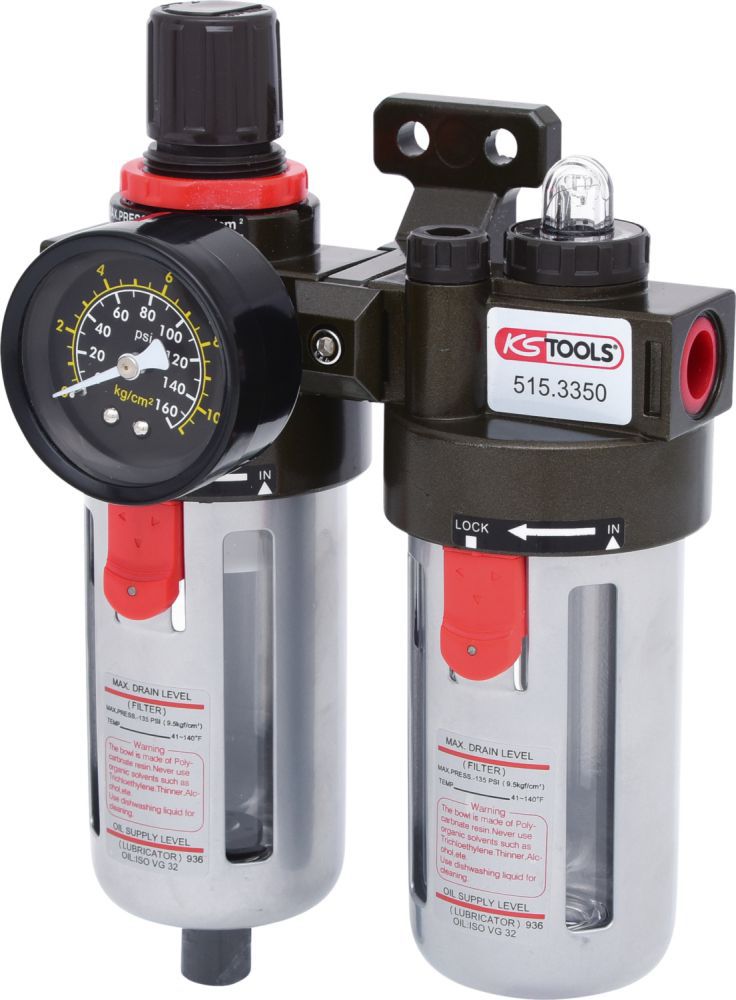 Produktbild KS Tools 3/8 Zoll Druckluft Wartungseinheit 0,5 - 12 bar
