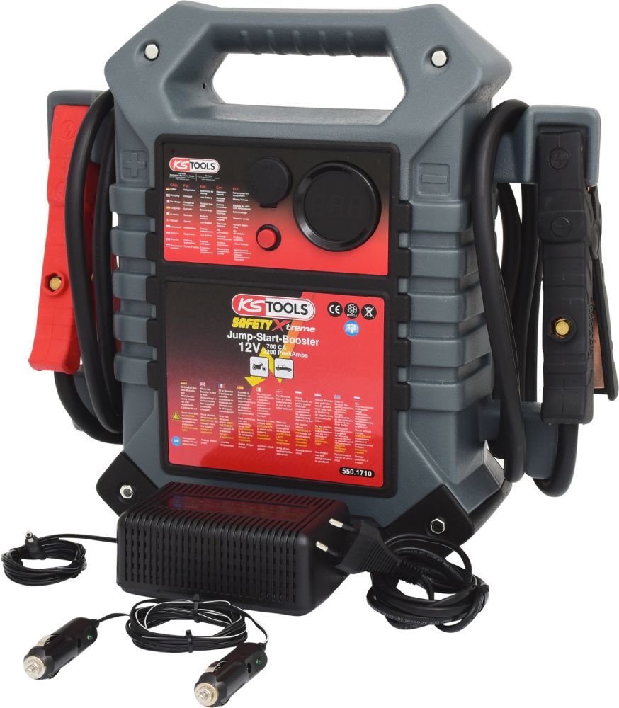 Produktbild KS Tools 12 V Batterie-Booster, mobiles Starthilfegerät 700 A