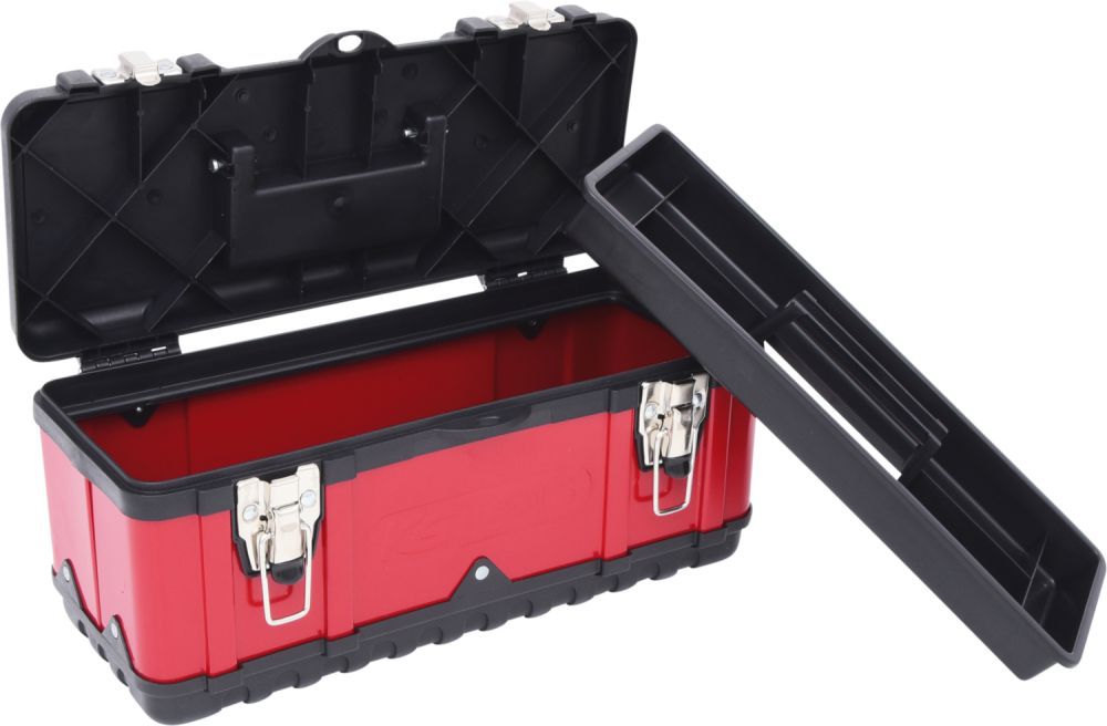 Produktbild KS Tools Kunststoff-Stahlblech-Werkzeugkiste, 395x180x170mm