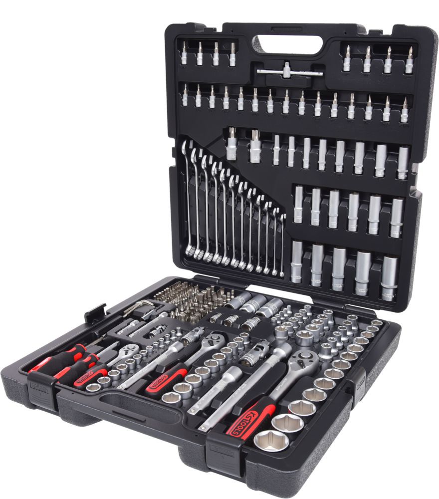 Produktbild KS Tools 1/4" + 3/8" + 1/2" Steckschlüssel-Satz, 216-tlg.