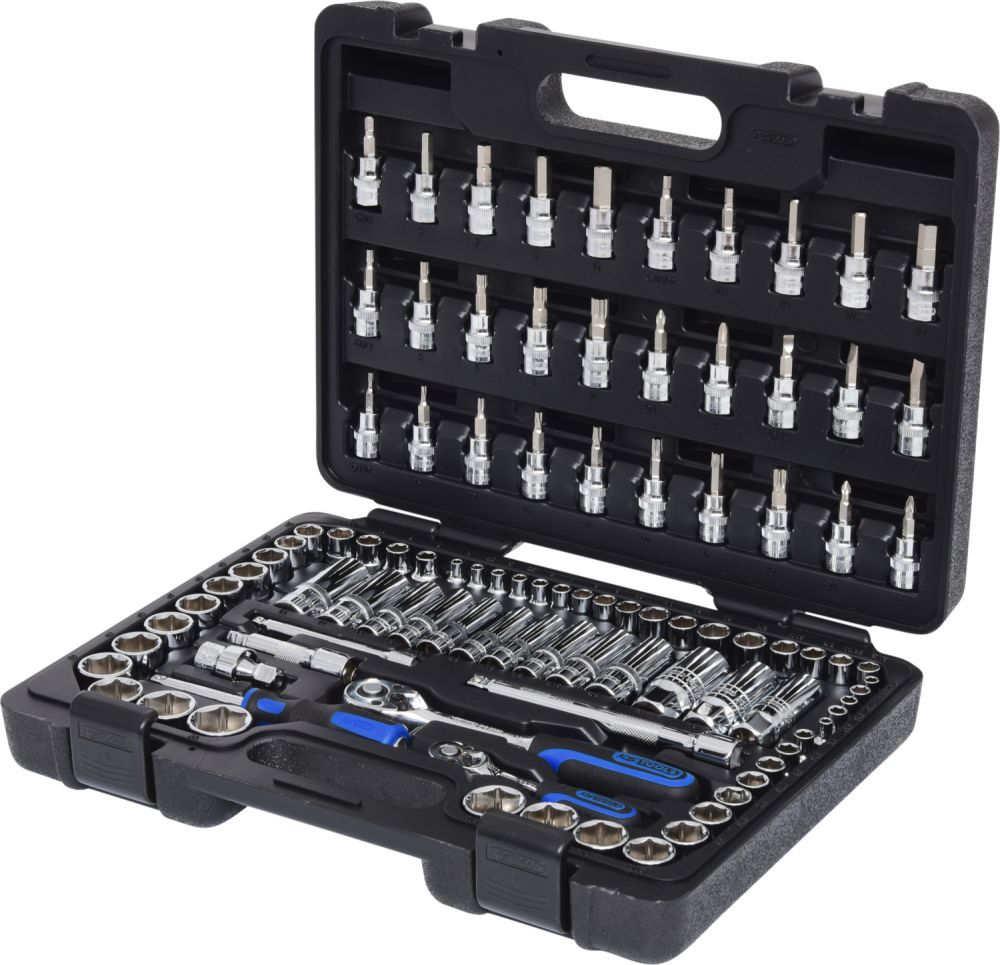 Produktbild KS Tools 1/4 Zollund 3/8 Zoll CHROMEplus Steckschlüssel Satz 99-teilig