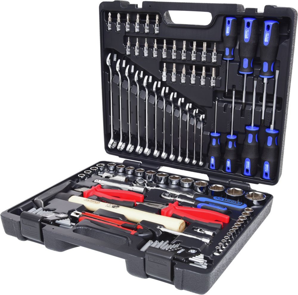 Produktbild KS Tools 1/4 Zoll - 1/2 Zoll CHROMEplus Universal Werkzeug Satz 97 teilig bild 1