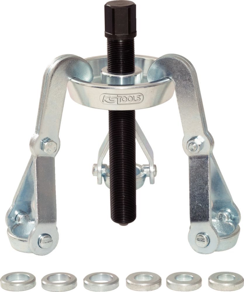 Produktbild KS Tools Universal-Radnaben-Abzieher-Satz mit 3 Armen, 5-tlg.