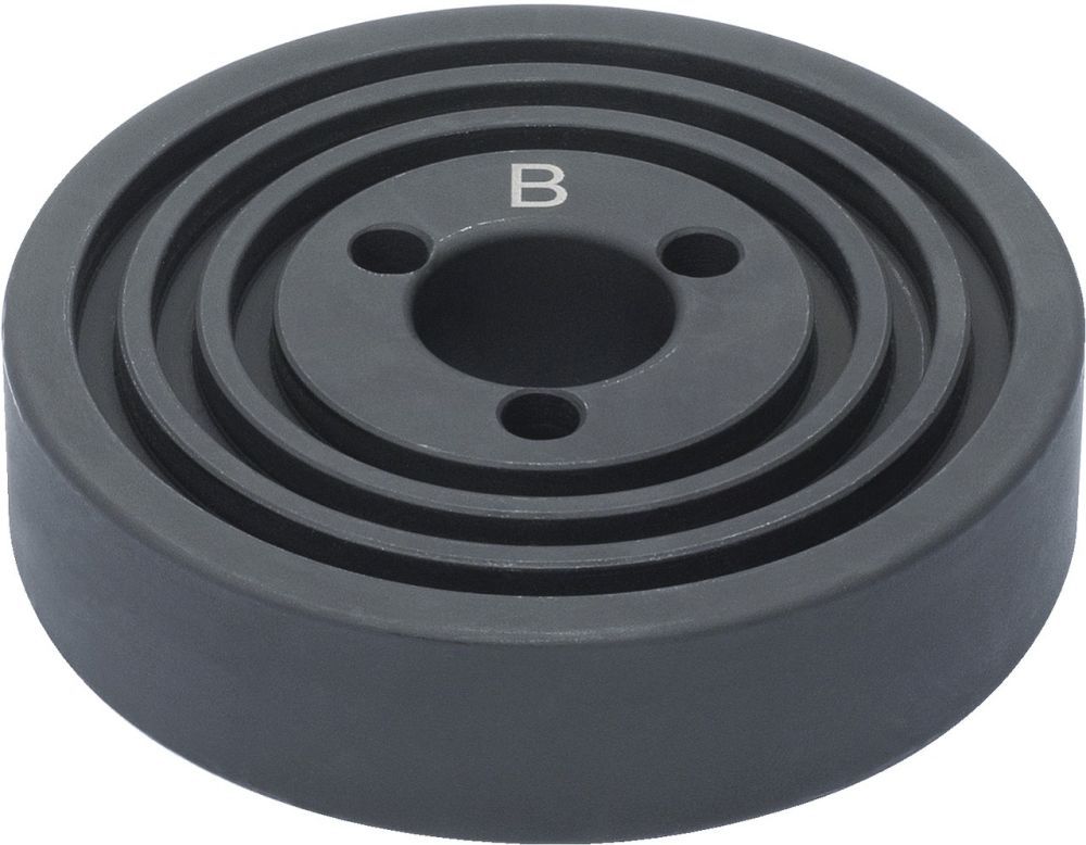 Produktbild KS Tools Stufenplatte mit 3 Löchern, A+B Seite 