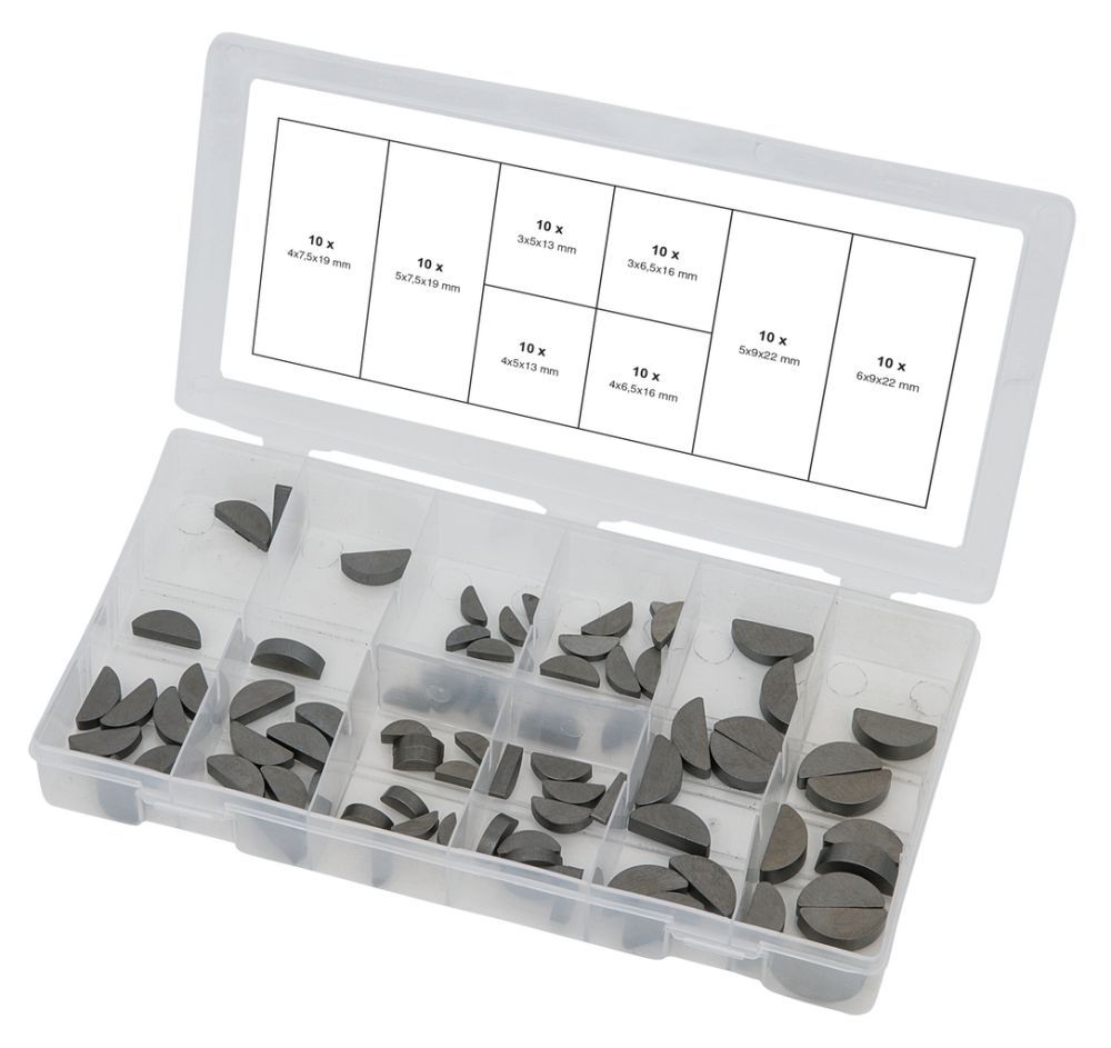 Produktbild KS Tools Sortiment Federkeile 80 Teile